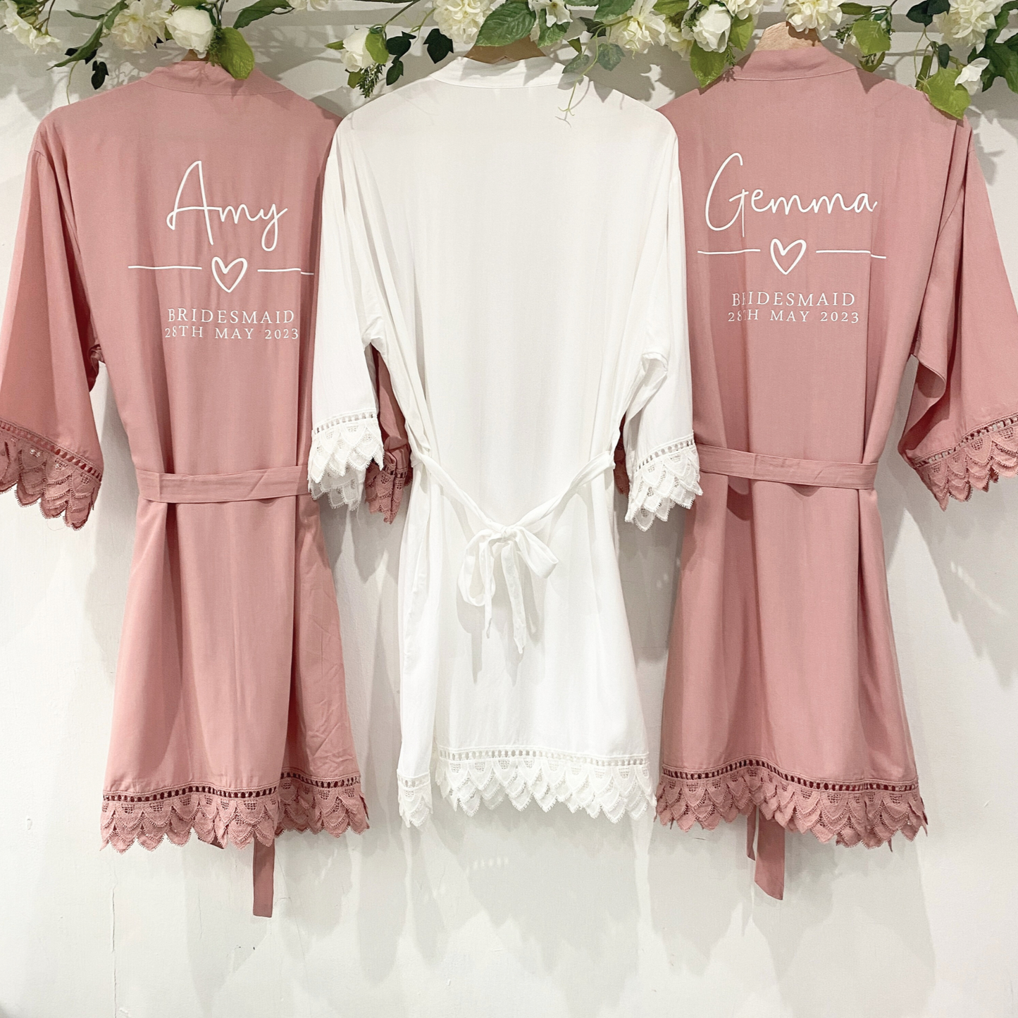 Honey Dusky Rose Robe