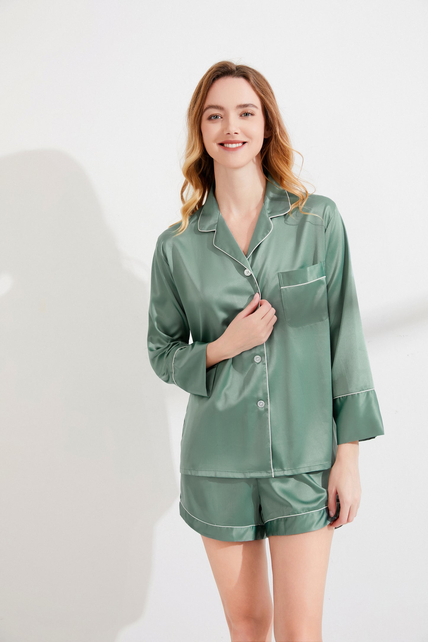 Eucalyptus Satin Pyjamas