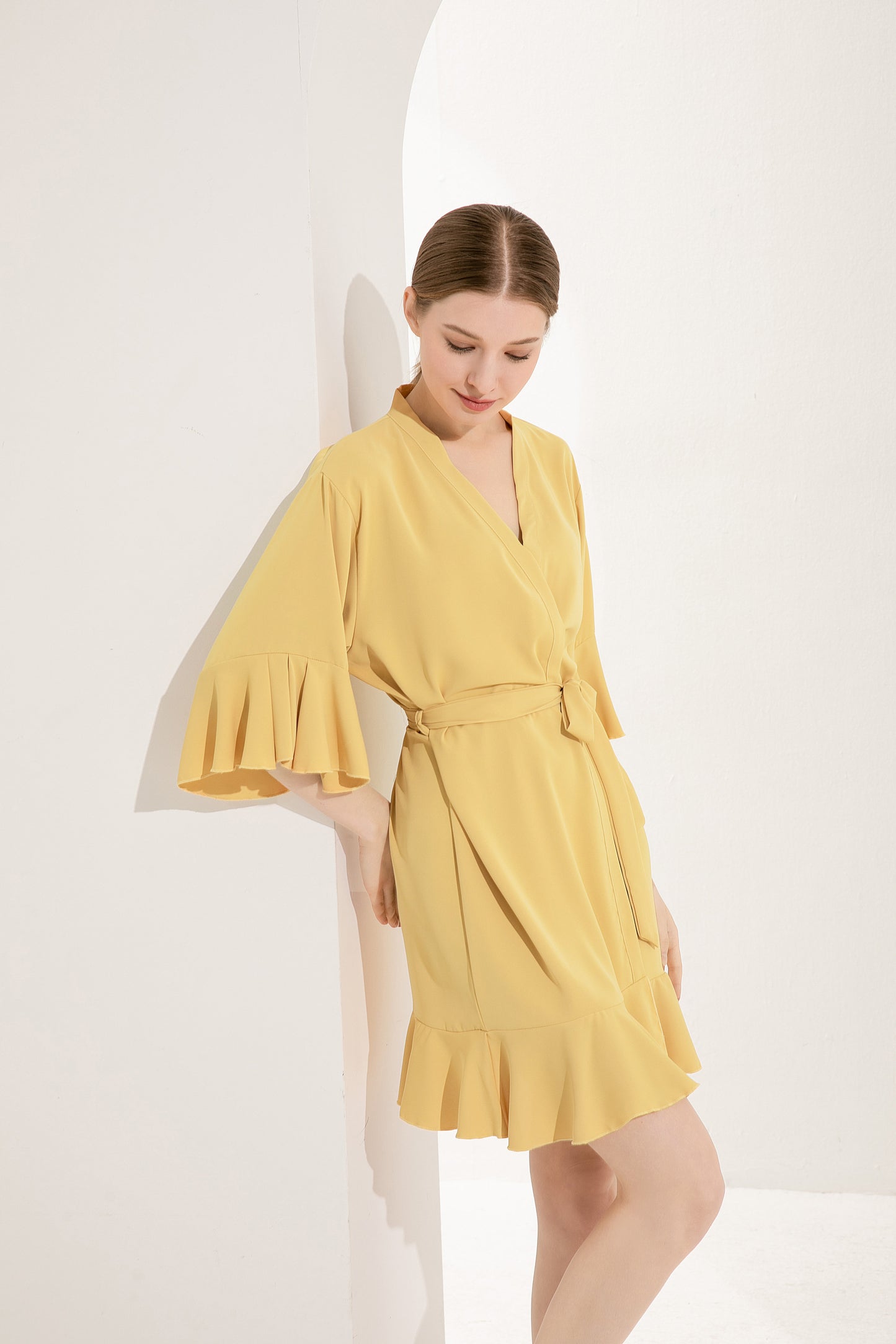 Isla Mustard Robe