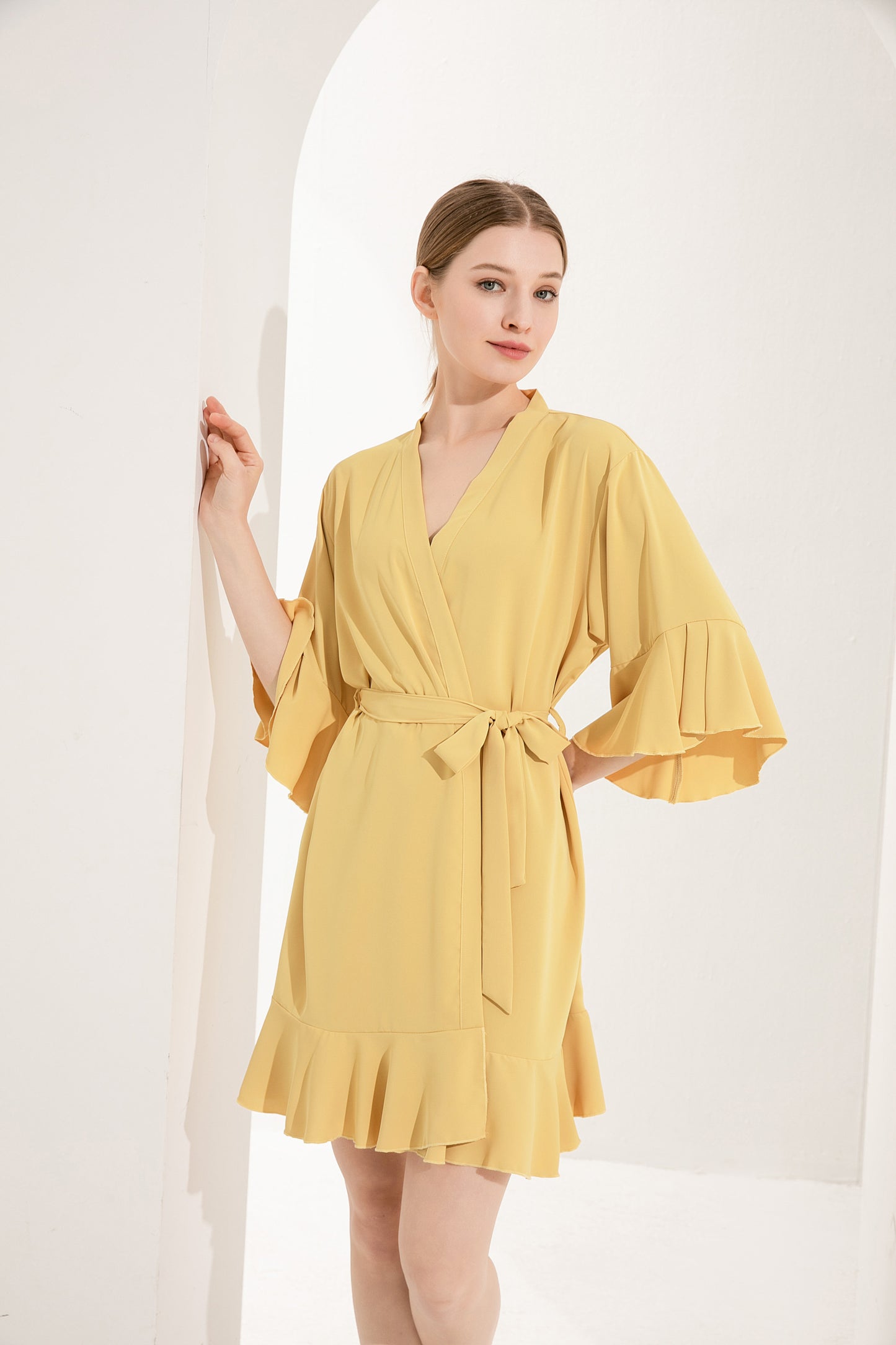 Isla Mustard Robe