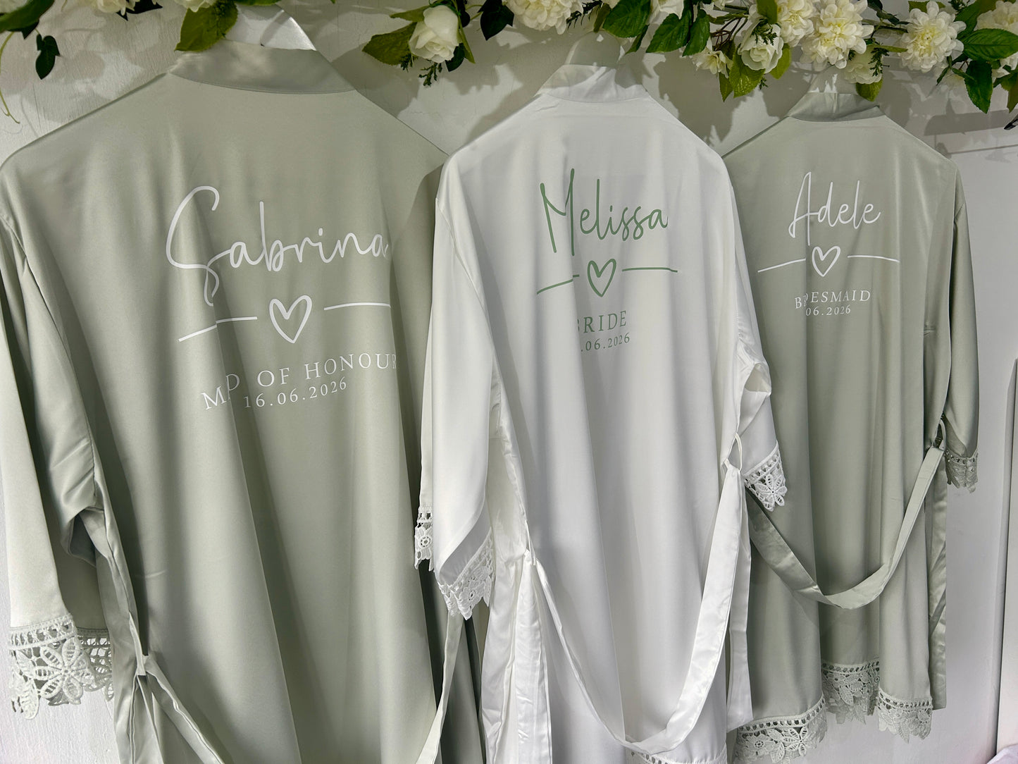 Ella Pistachio Robe