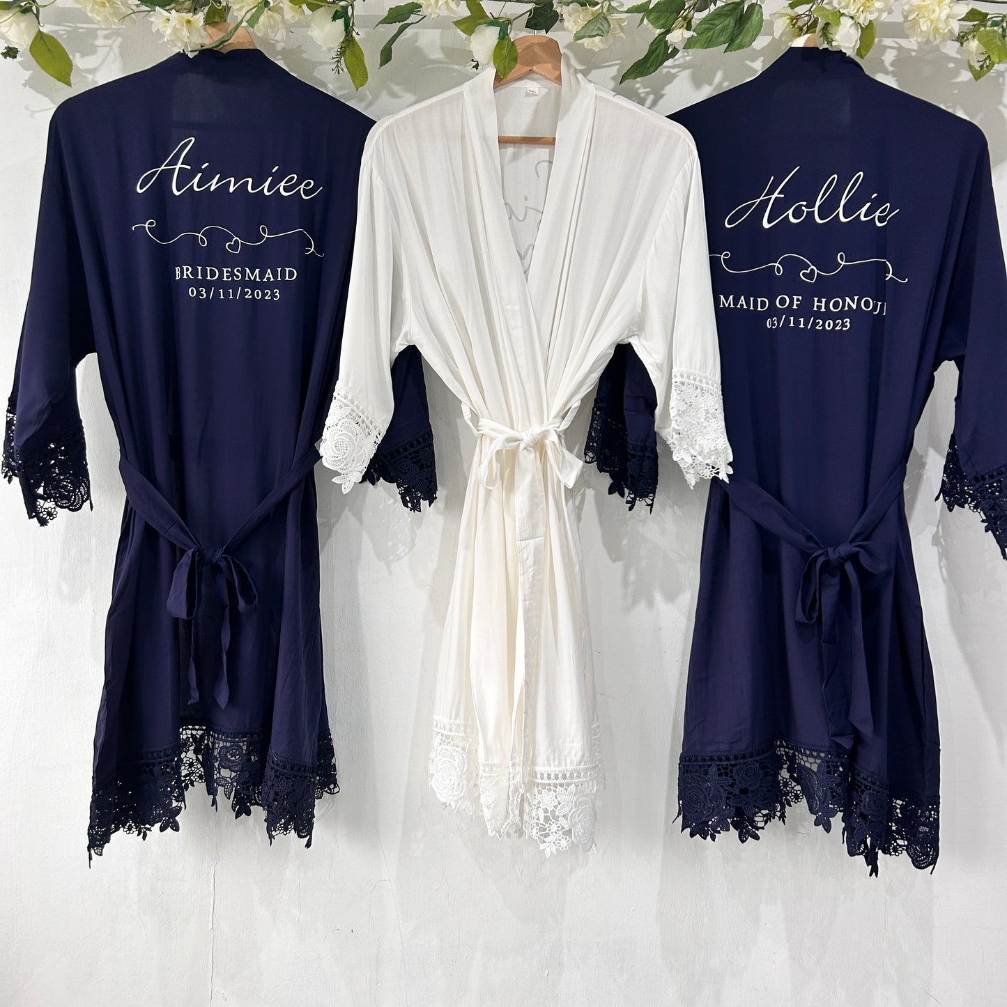 Grace Navy Blue Robe