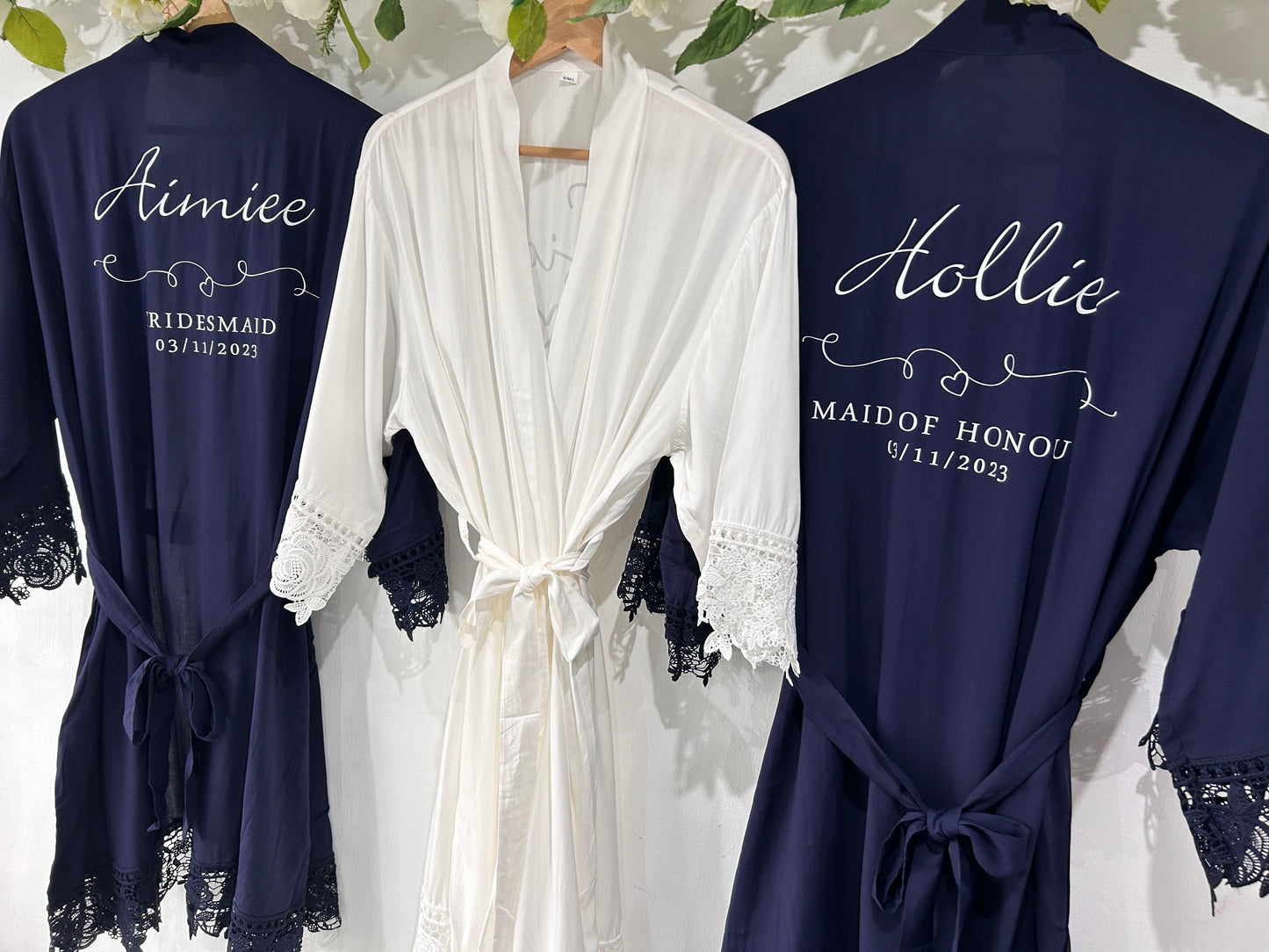 Grace Navy Blue Robe