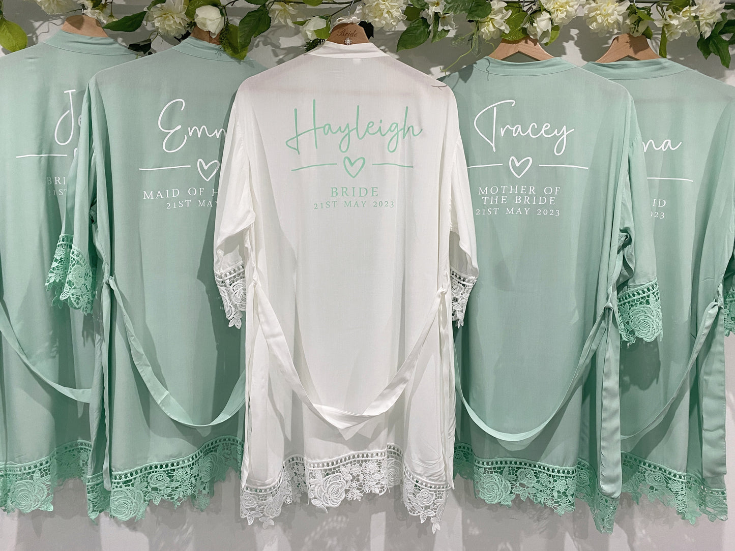 Grace Mint Green Robe