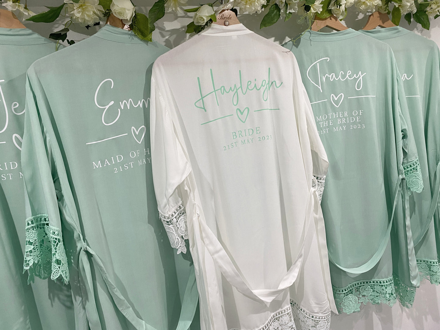 Grace Mint Green Robe