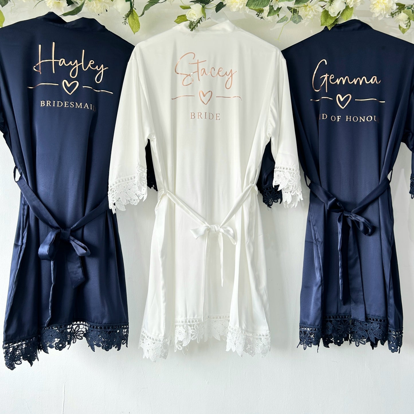 Ella Navy Blue Robe