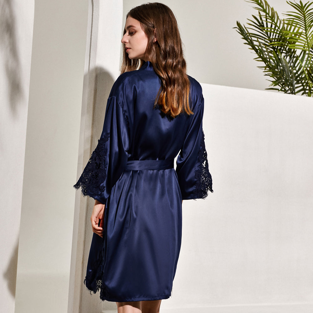 Harper Navy Blue Robe