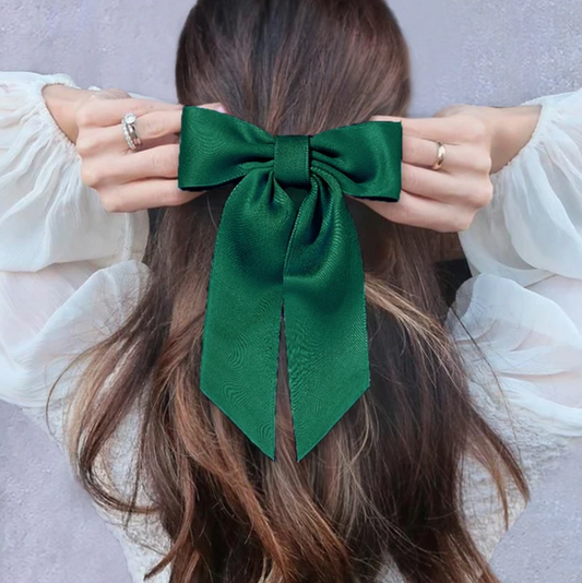 Hair Bow - Green