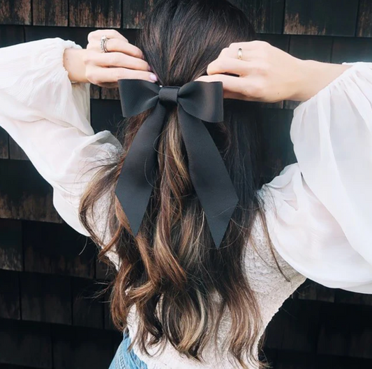 Hair Bow - Black