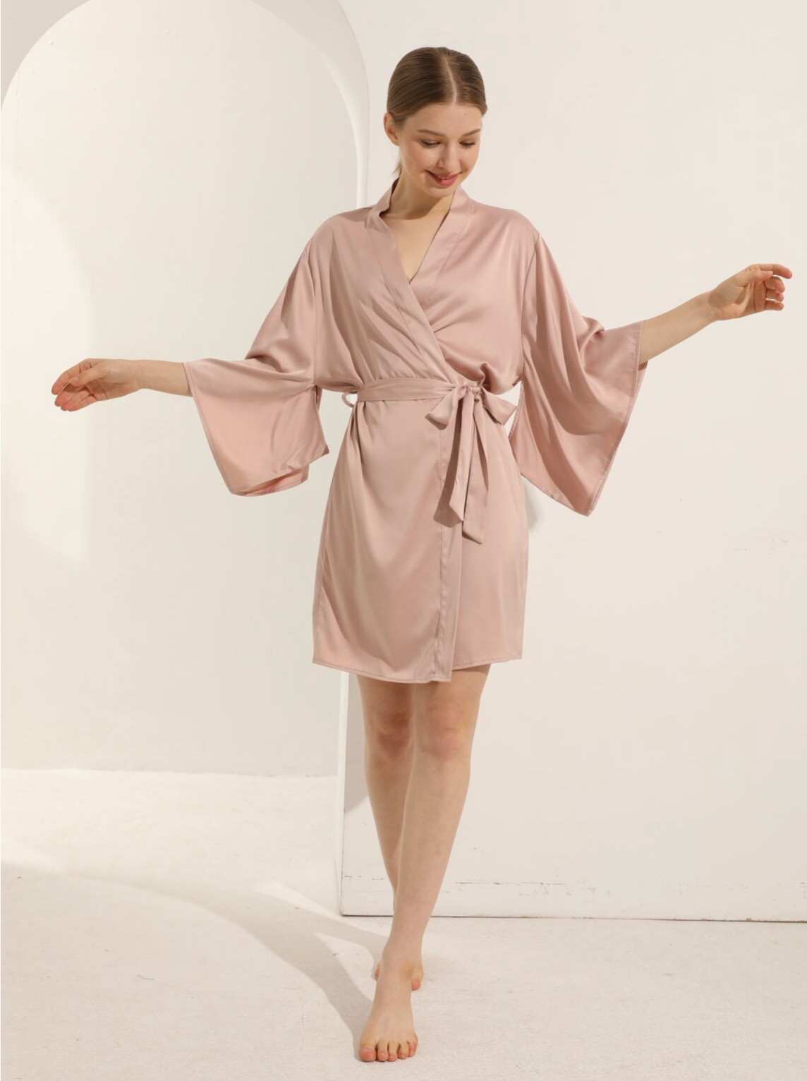 Alysha Dark Blush Robe