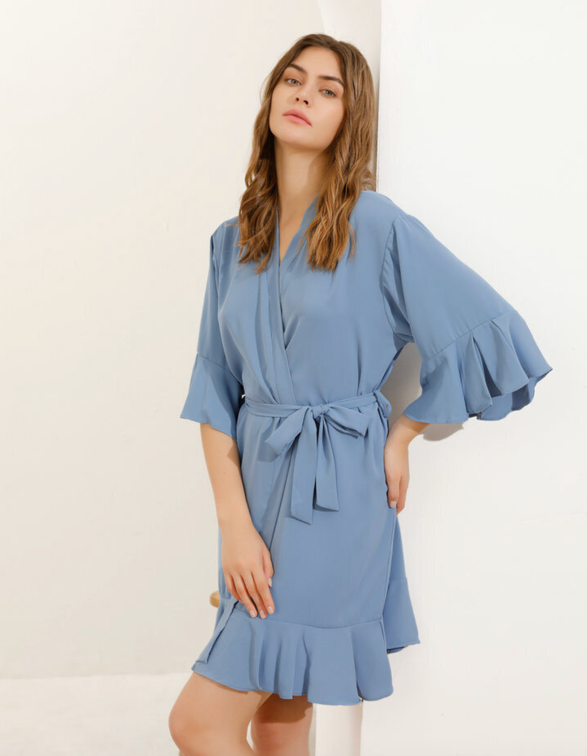 Isla Slate Blue Robe
