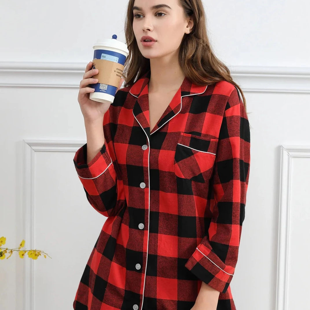 Red Plaid Sleepshirt