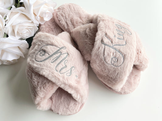 Pink Luxury Crossover Slippers