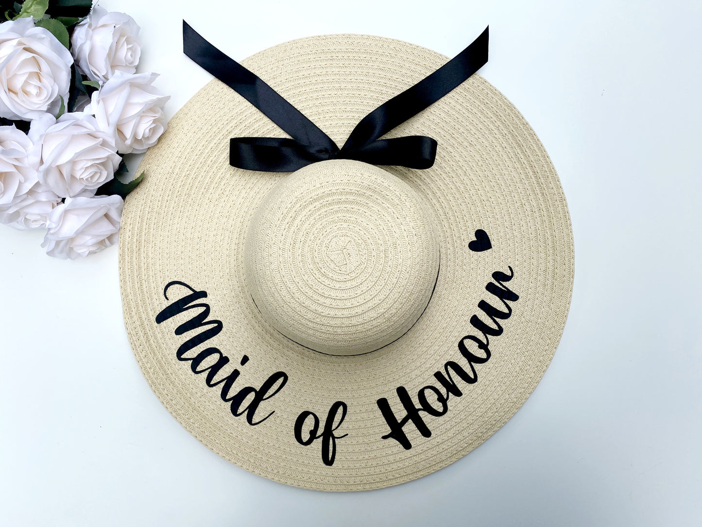 Maid of Honour Straw Sun Hat