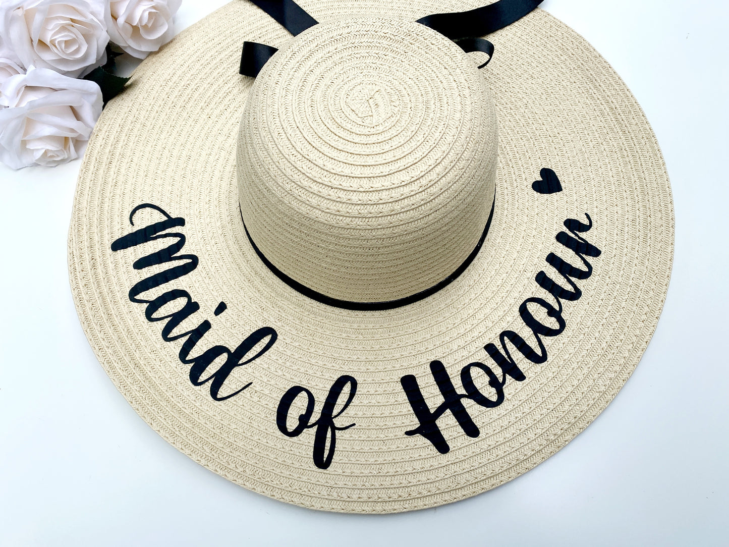 Maid of Honour Straw Sun Hat
