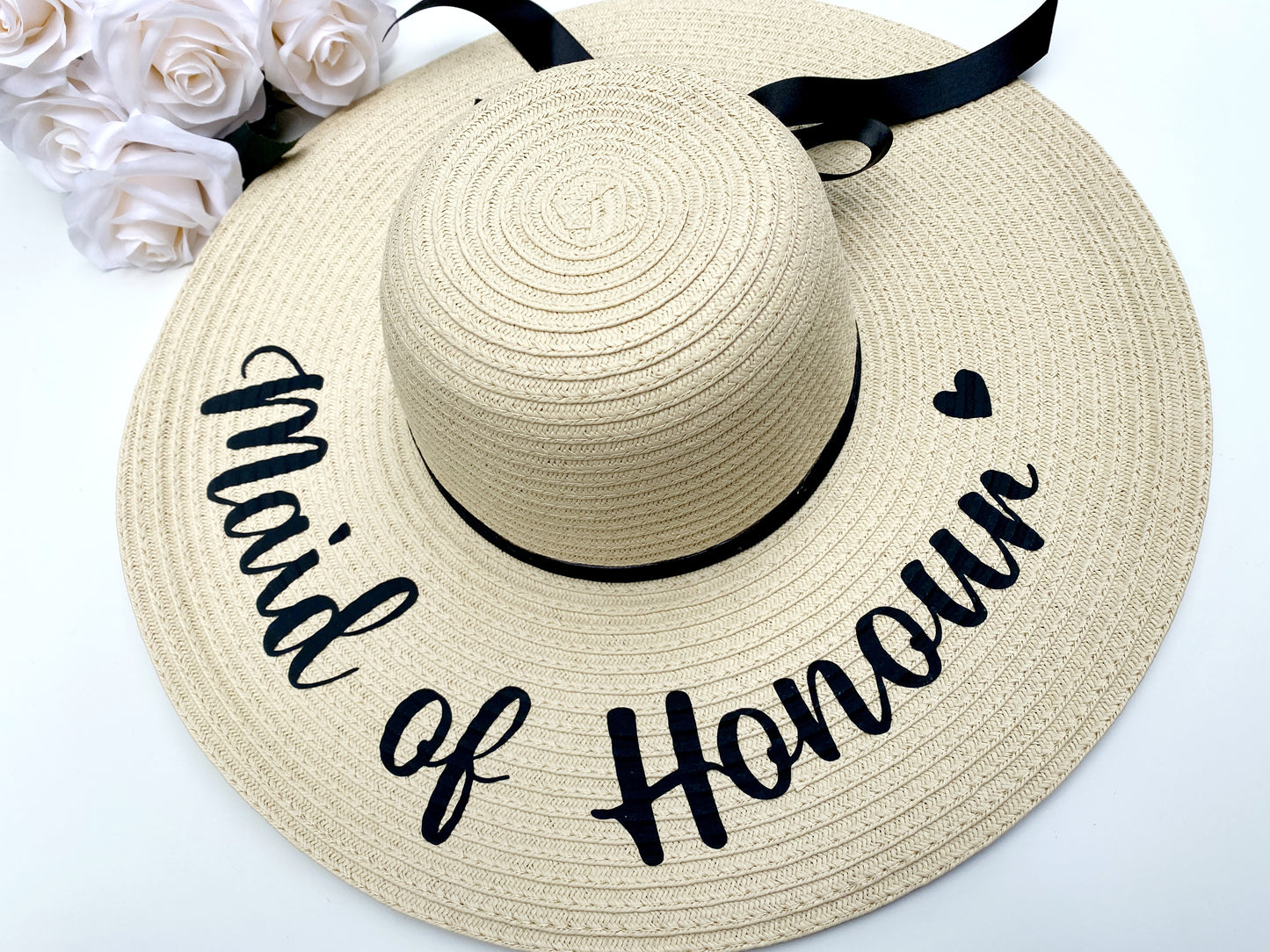 Maid of Honour Straw Sun Hat