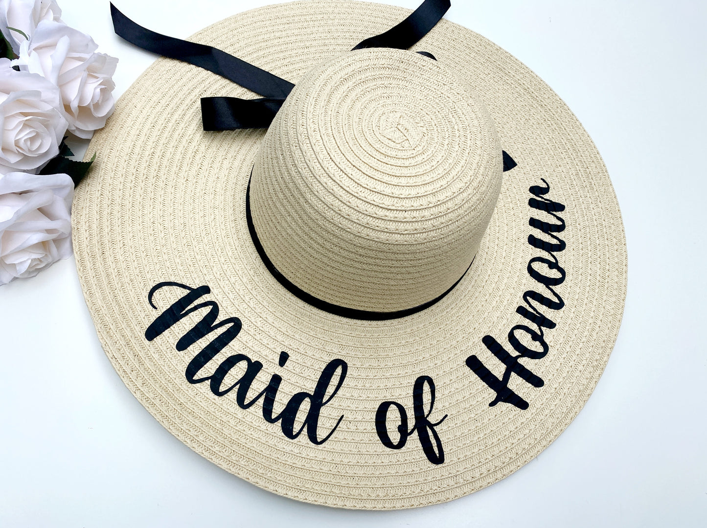 Maid of Honour Straw Sun Hat