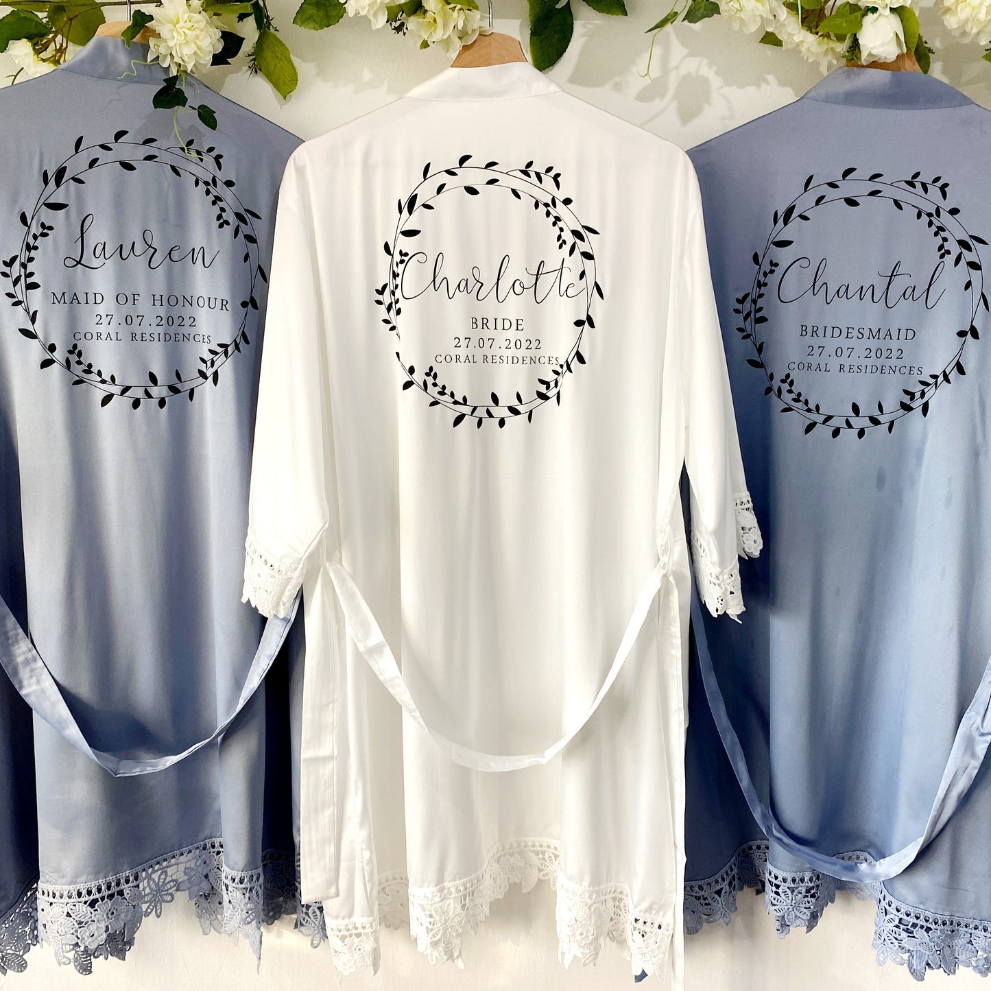 Ella Dusky Blue Robe