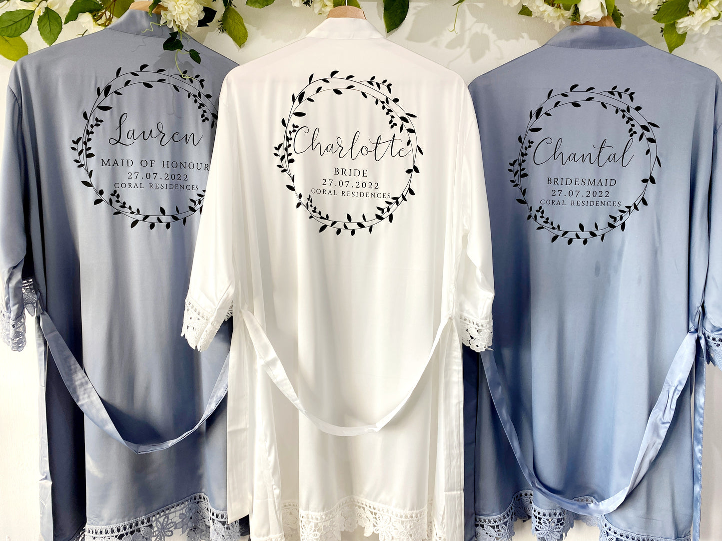 Ella Dusky Blue Robe