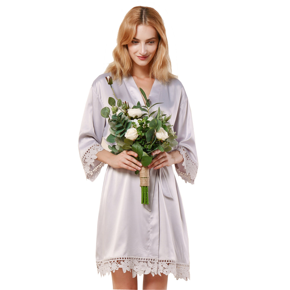 Ella Light Grey Robe