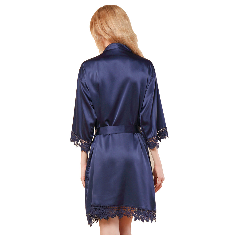 Ella Navy Blue Robe