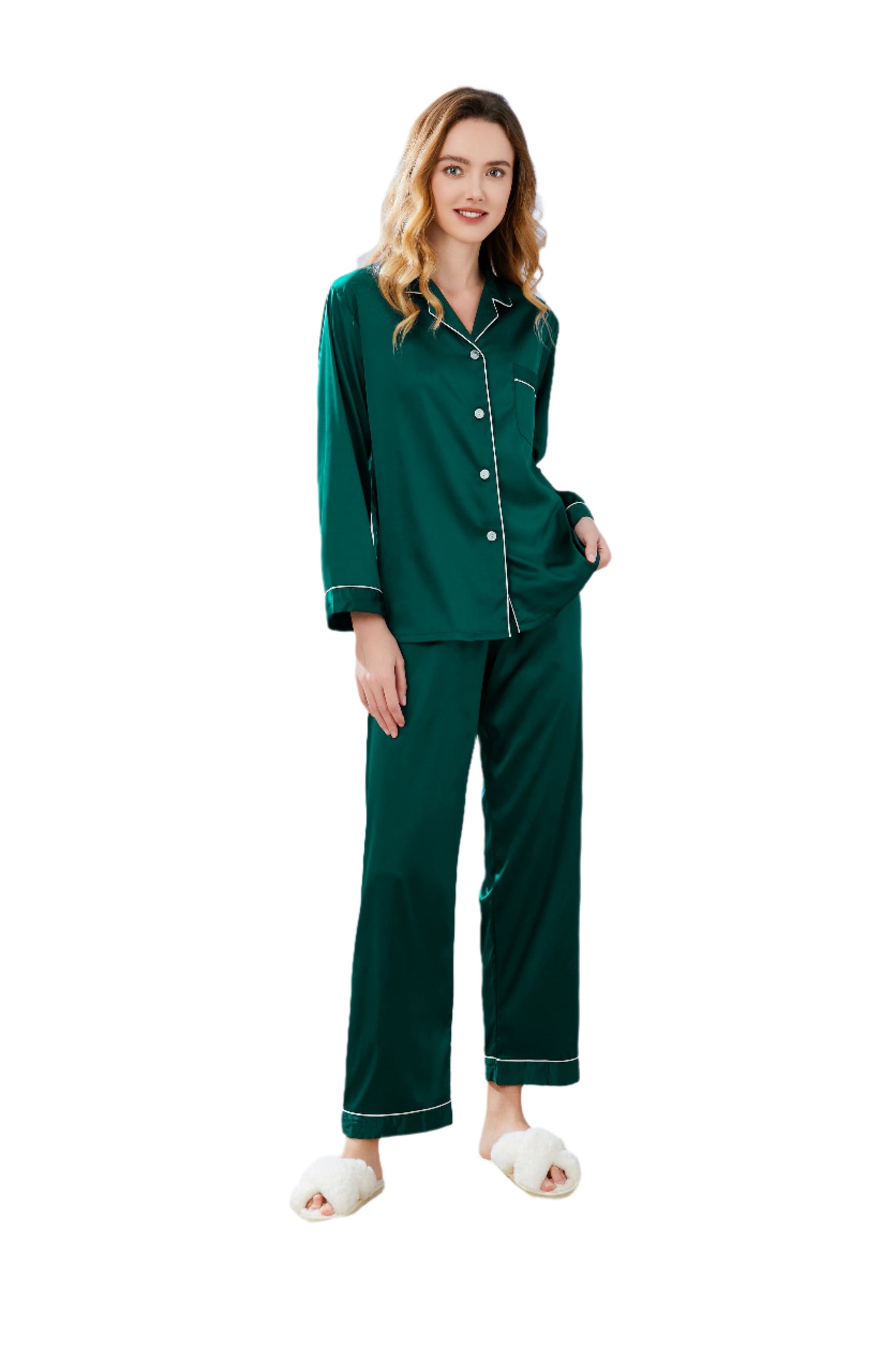 Forest Green Long Pyjamas