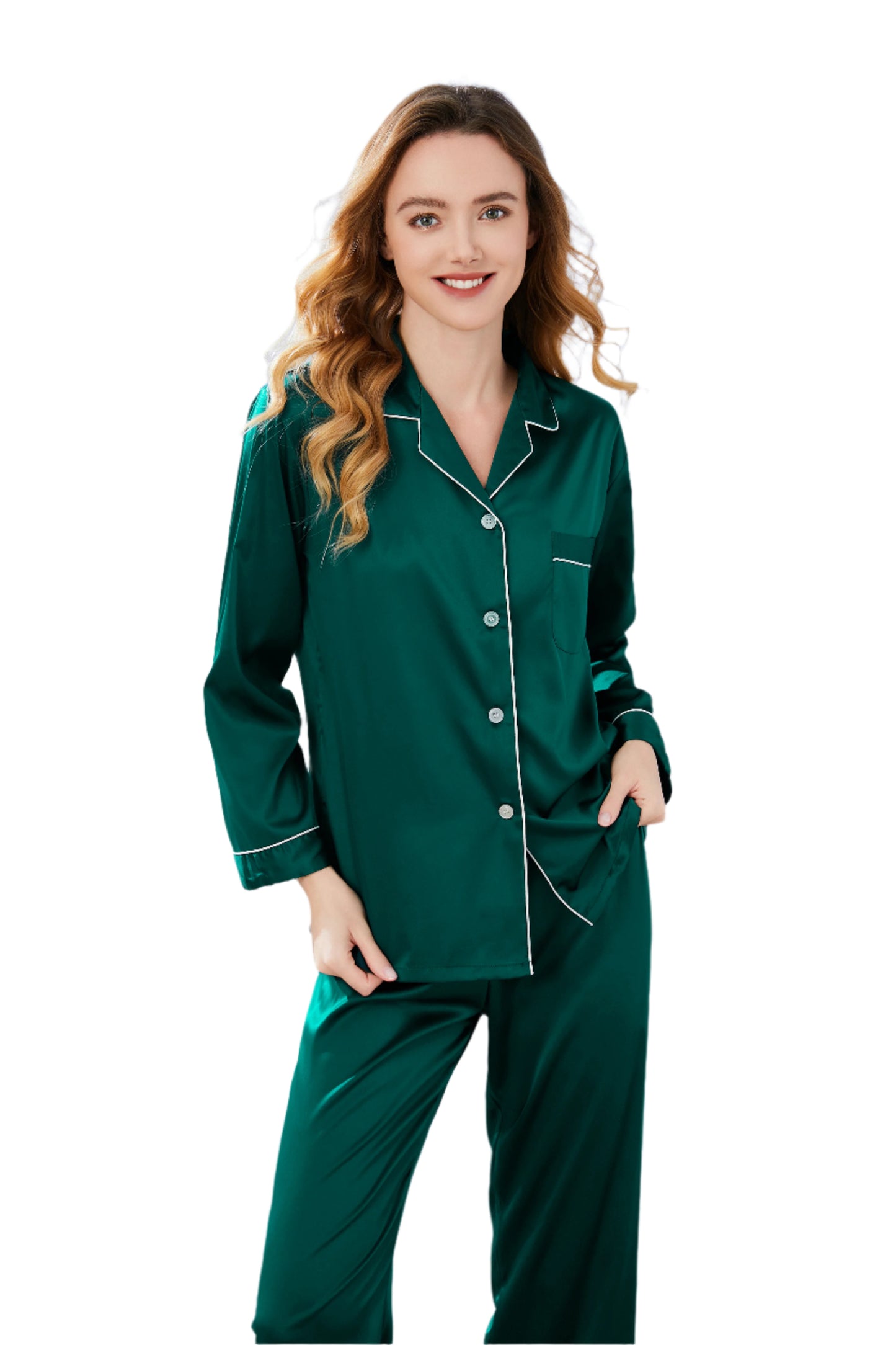 Forest Green Long Pyjamas