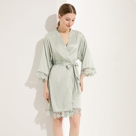 Ella Pistachio Robe