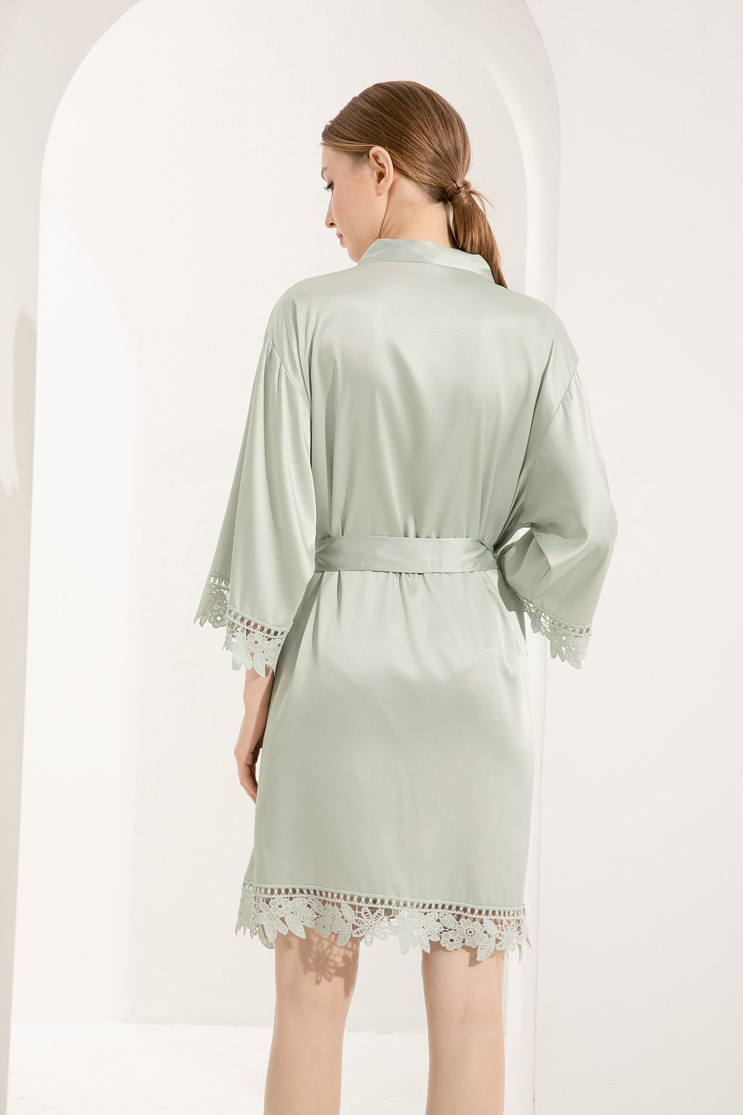 Ella Pistachio Robe