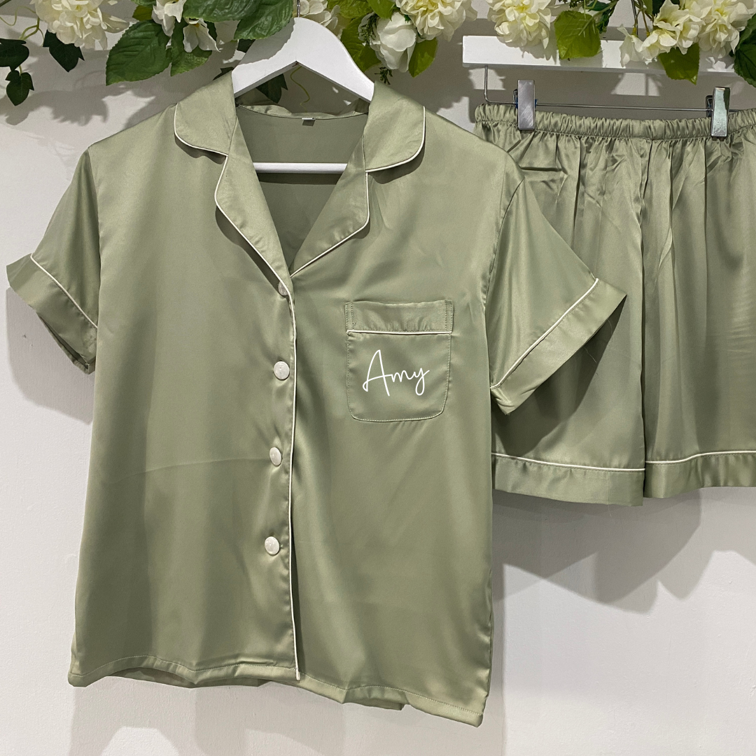 Sage Green Short Pyjamas