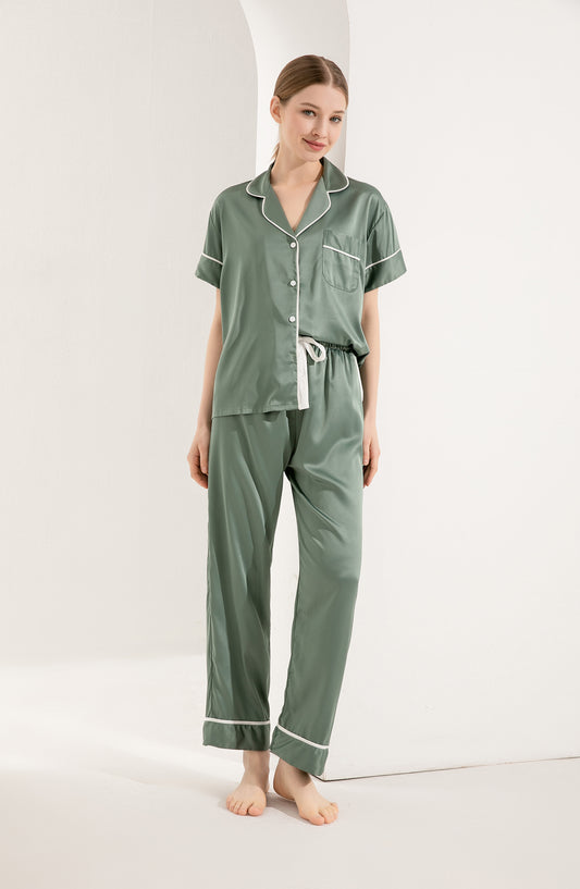 Eucalyptus Satin Pyjamas