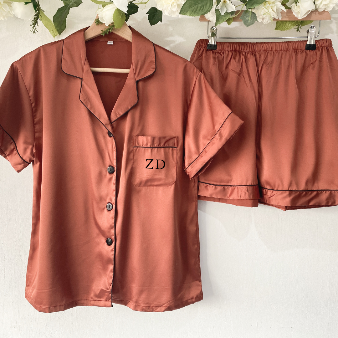 Rust Short Pyjamas