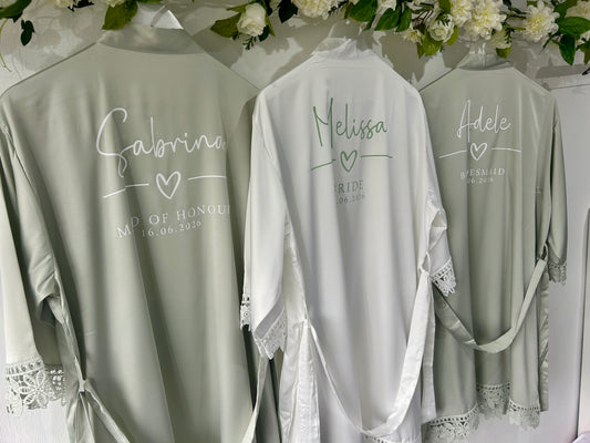 Ella Pistachio Robe