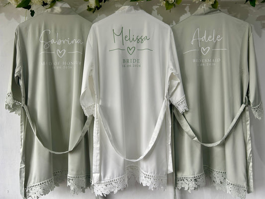 Ella Pistachio Robe