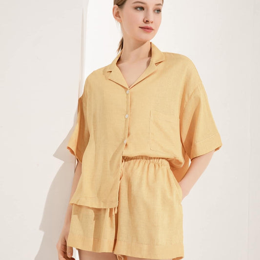 Daffodil Linen Pyjamas