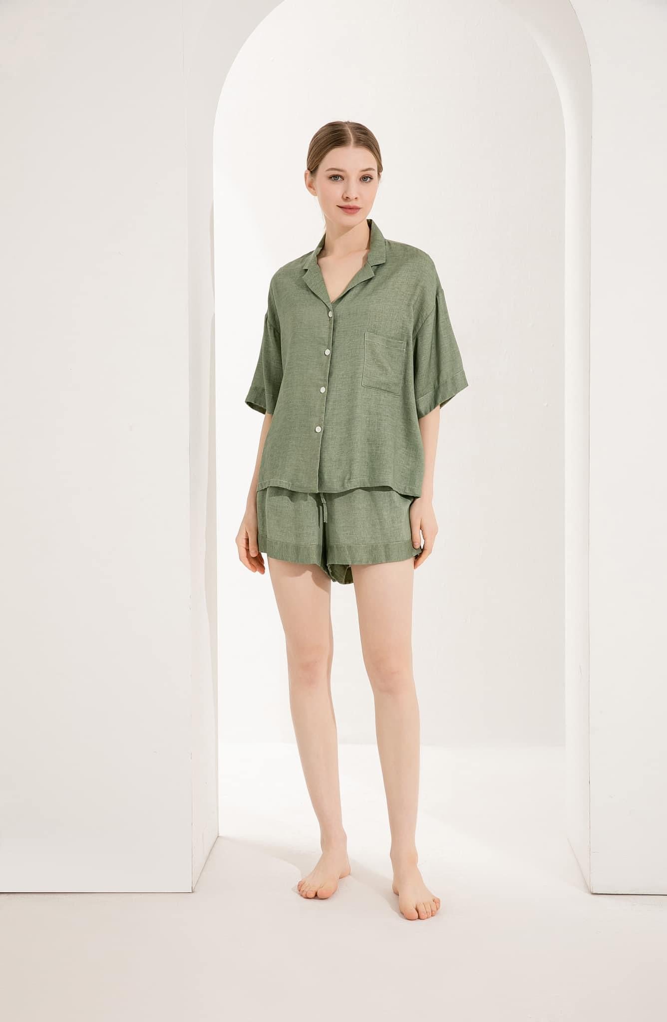 Fern Linen Pyjamas