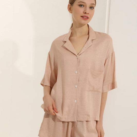 Sand Linen Pyjamas