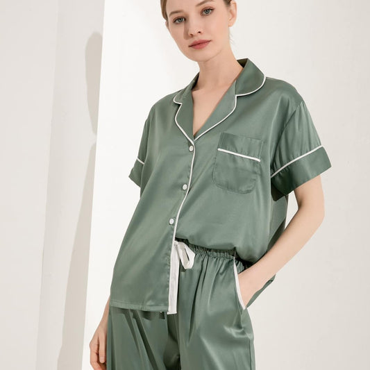 Eucalyptus Short Sleeve & Pants Pyjamas