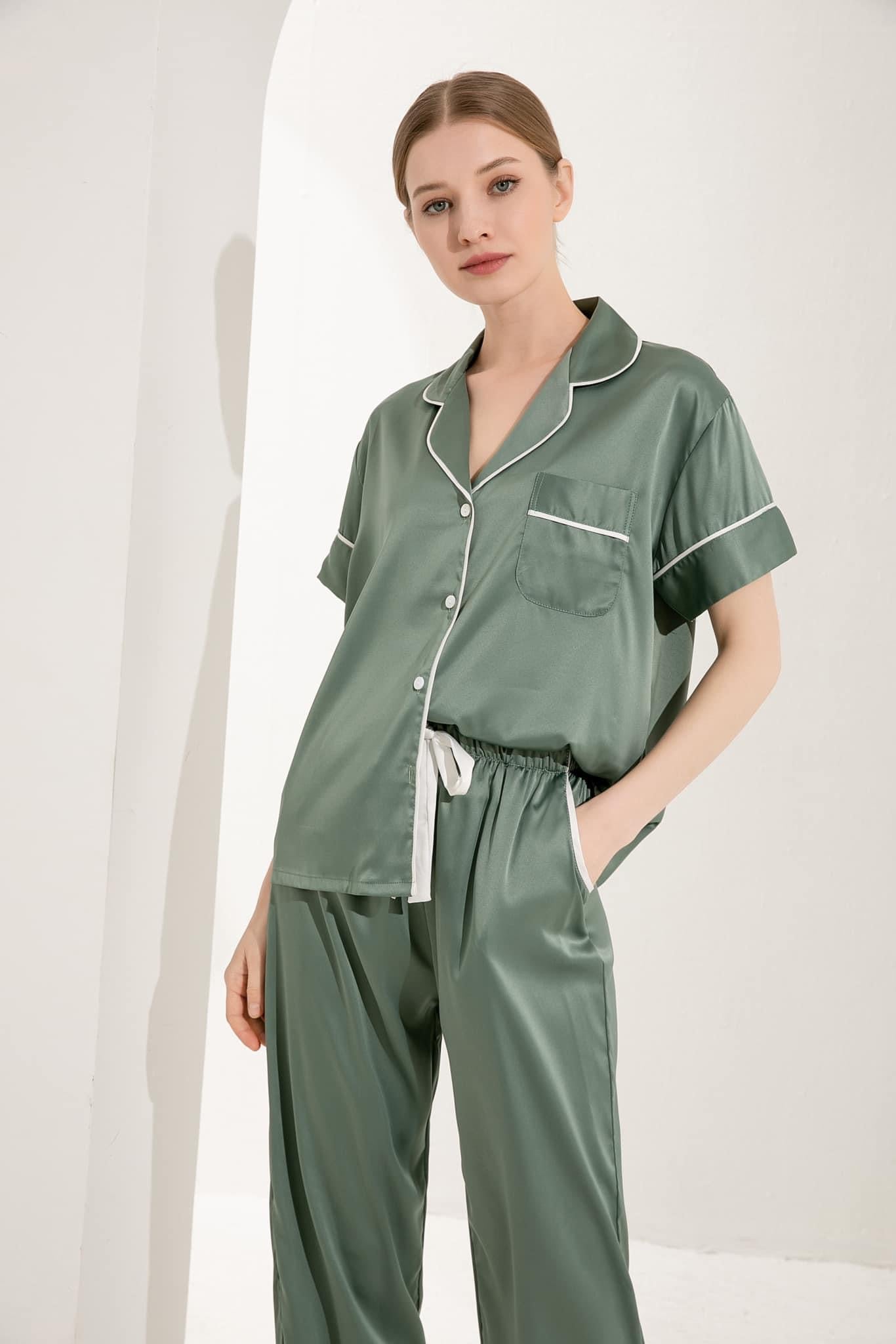 Eucalyptus Short Sleeve & Pants Pyjamas