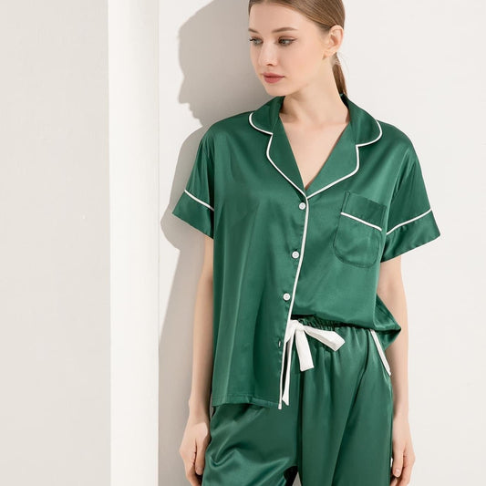 Sea Glass Short Sleeve & Pants Pyjamas