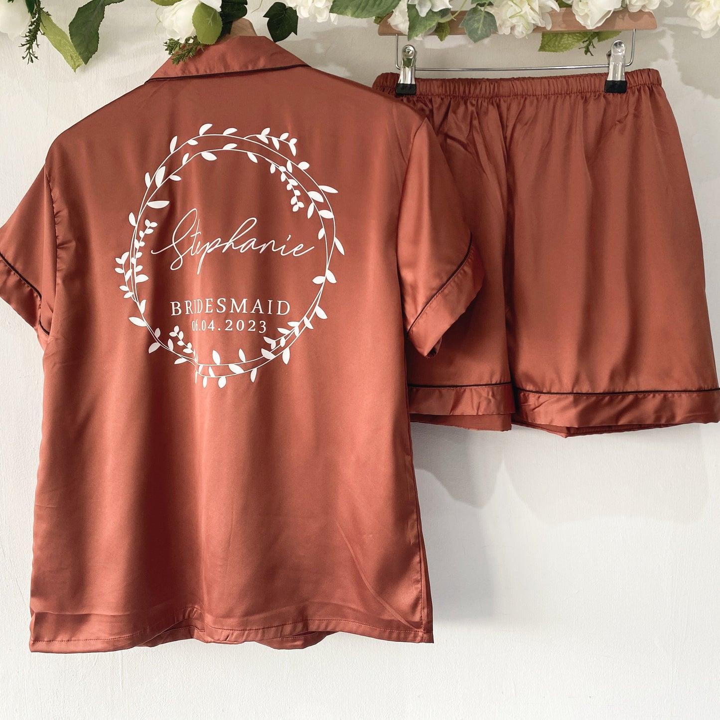 Rust Short Pyjamas