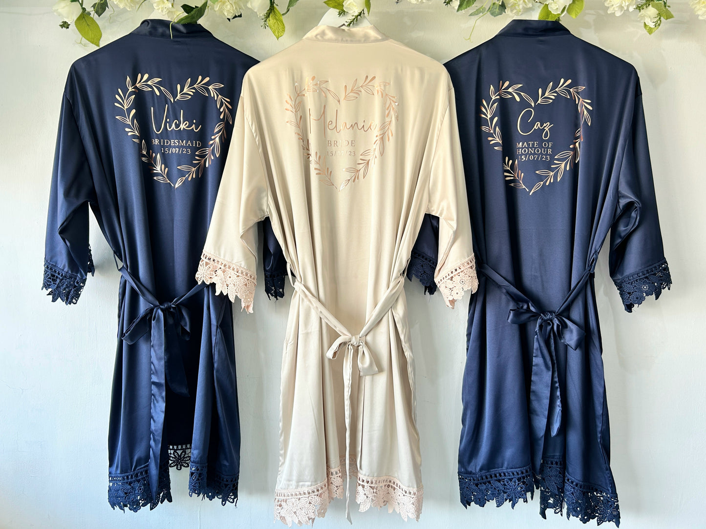 Ella Navy Blue Robe