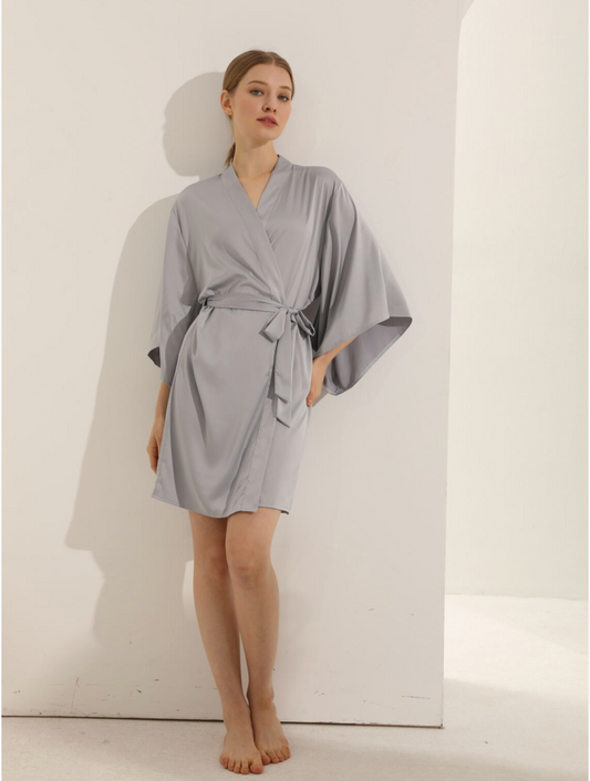 Alysha Pale Blue Robe