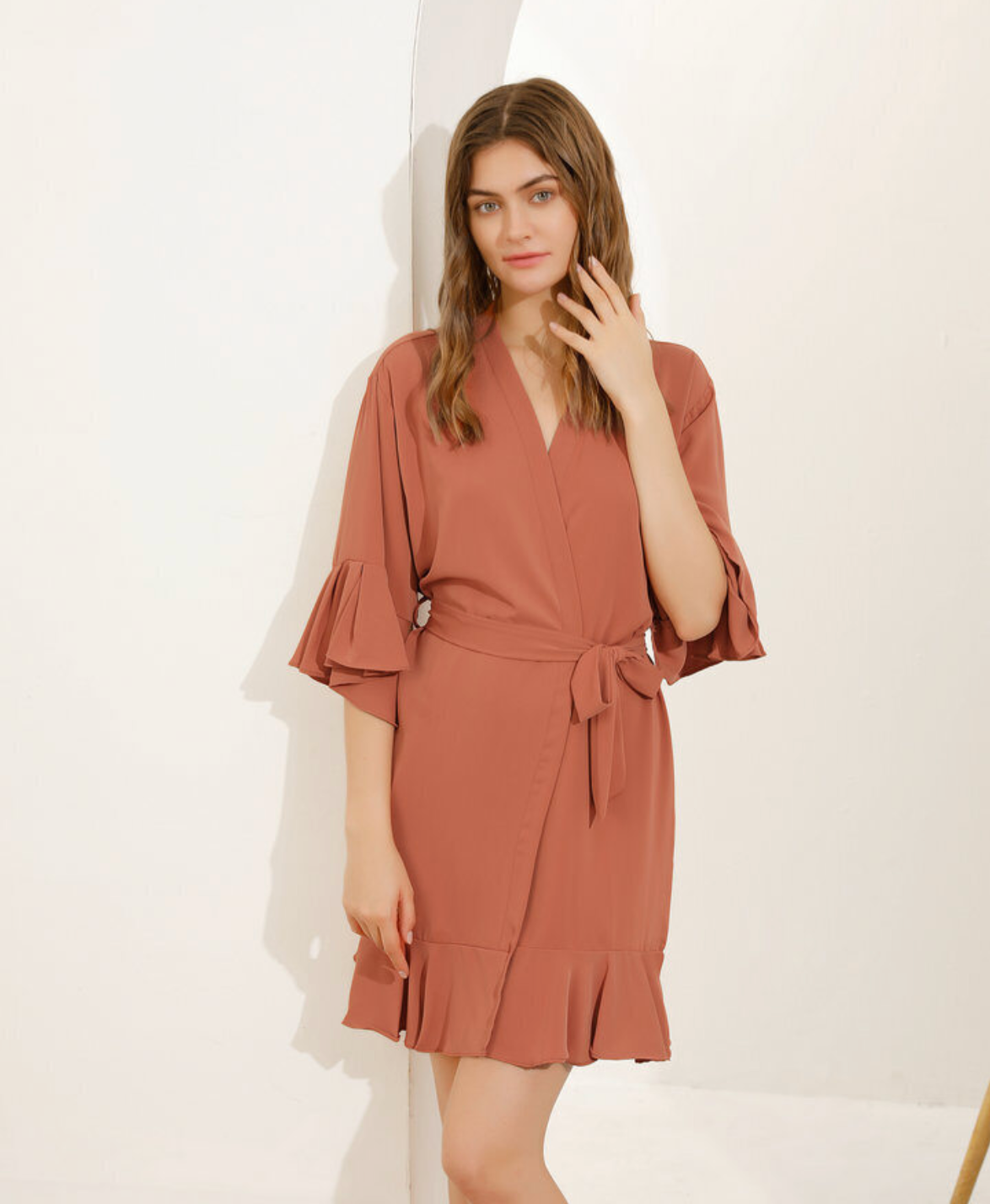Isla Terracotta Robe