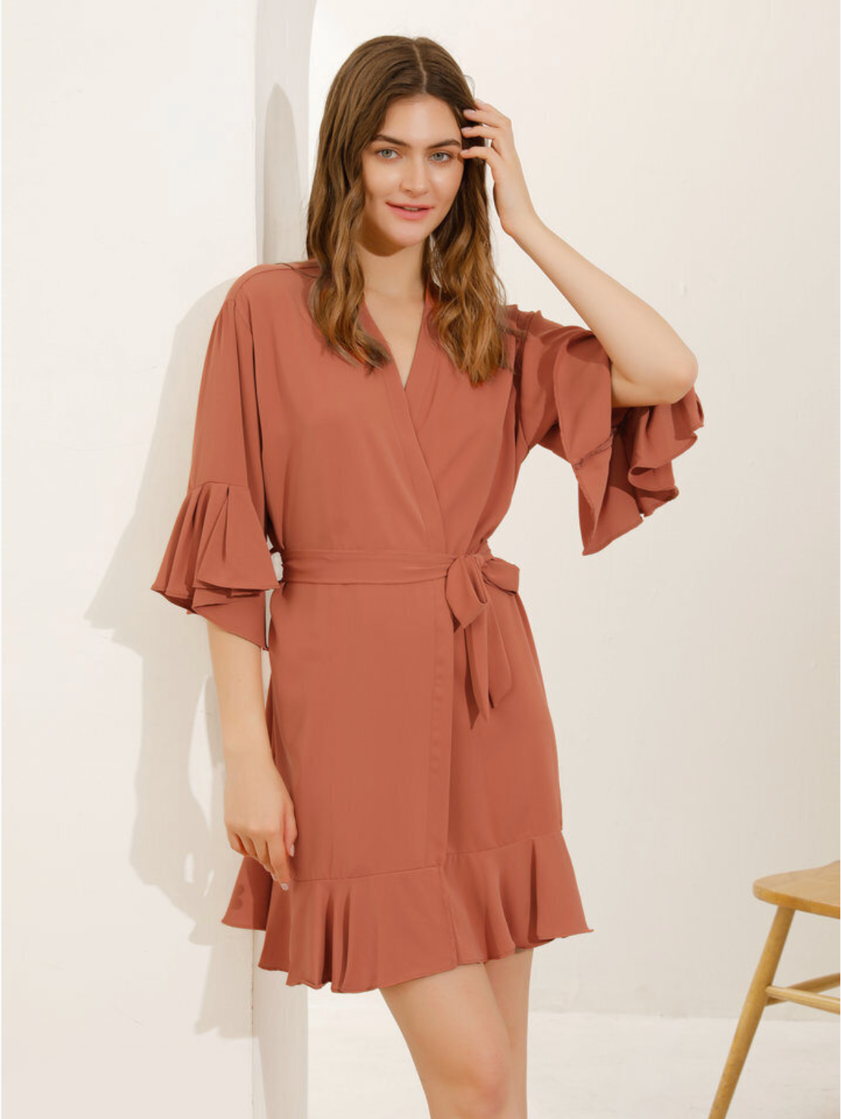 Isla Terracotta Robe