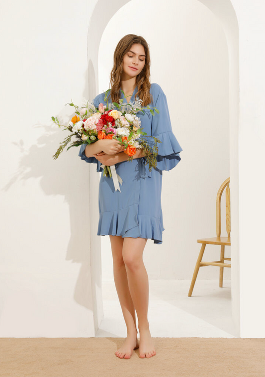 Isla Slate Blue Robe