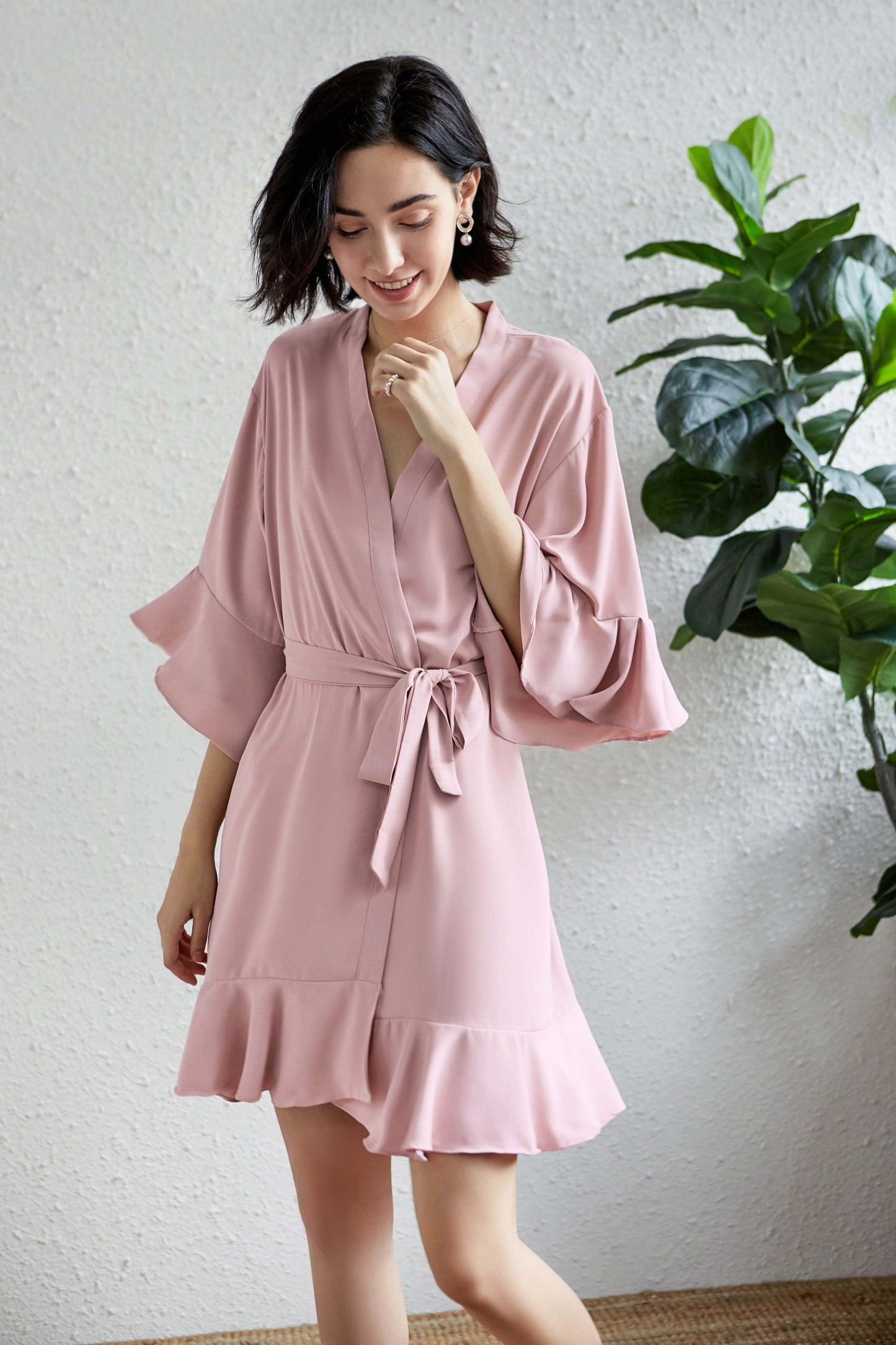 Isla Dusky Rose Robe