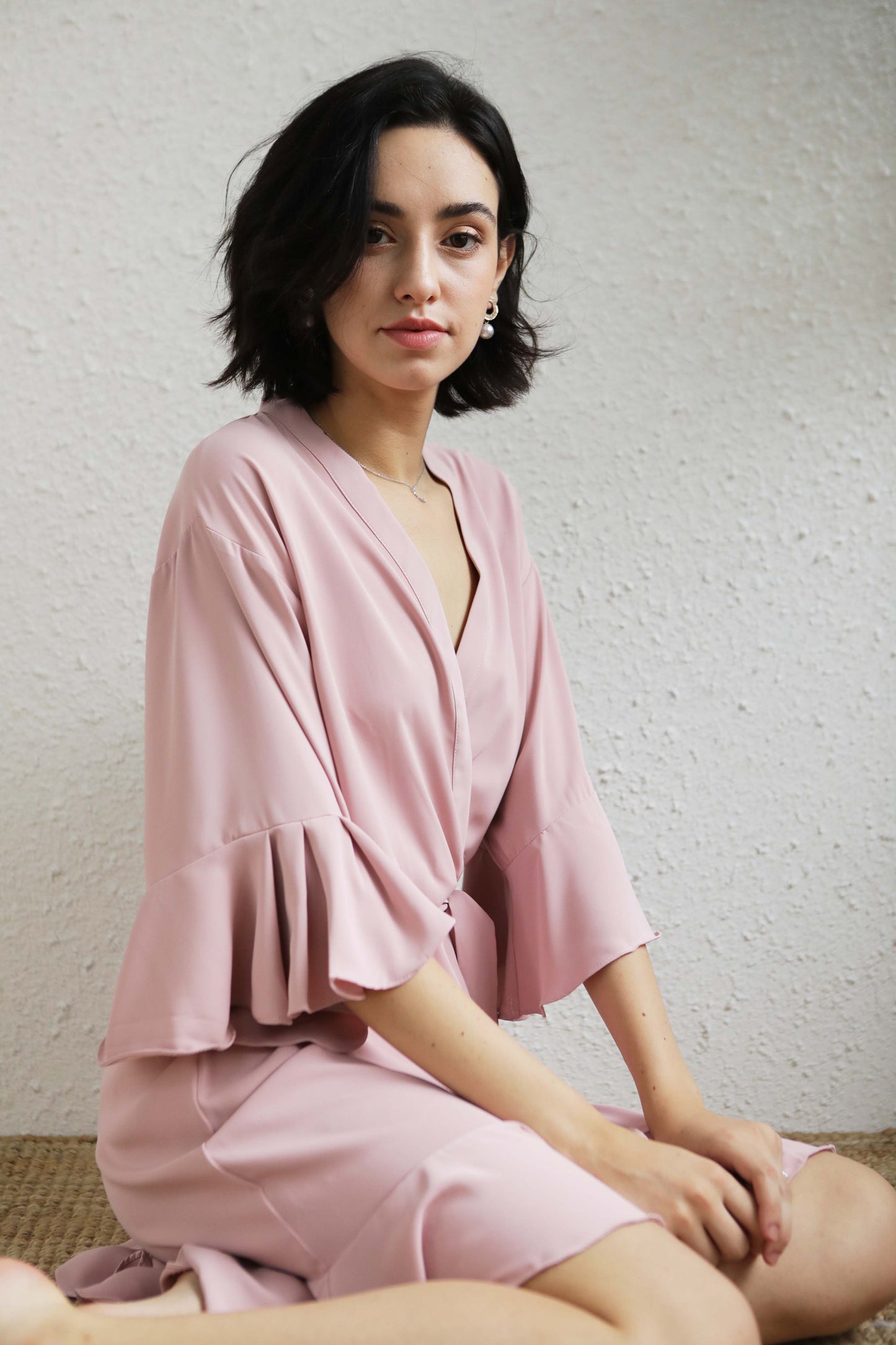 Isla Dusky Rose Robe