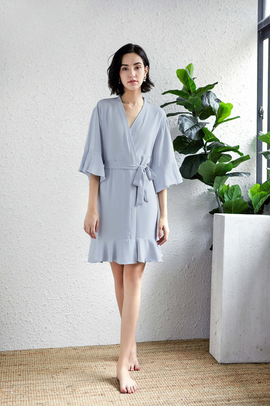 Isla Dusky Blue Robe