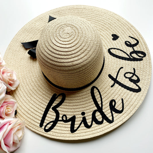 Bride to be Straw Sun Hat